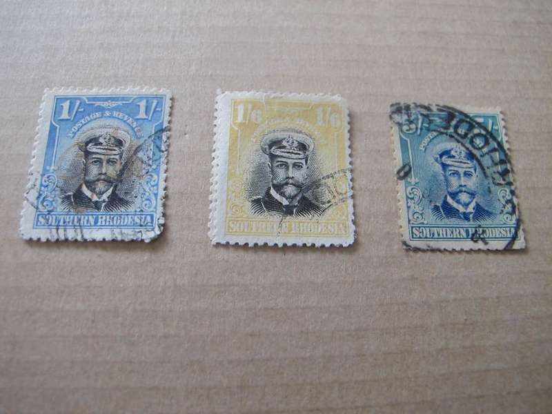 Southern Rhodesia - 1924 - King George V - Part set Used